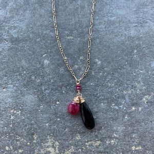 Black Gem Necklace